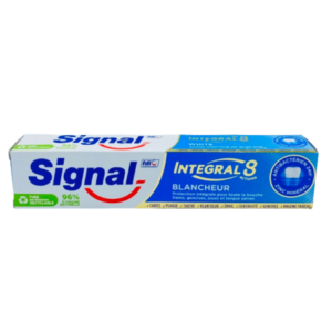 SIGNAL DENTIFRICE INTEGRAL 8 ACTIONS WHITE 75 ML. Dakar Express : la solution idéale pour vos besoins de livraison rapide à Dakar. Nous nous engageons à vous livrer dans les délais les plus courts.