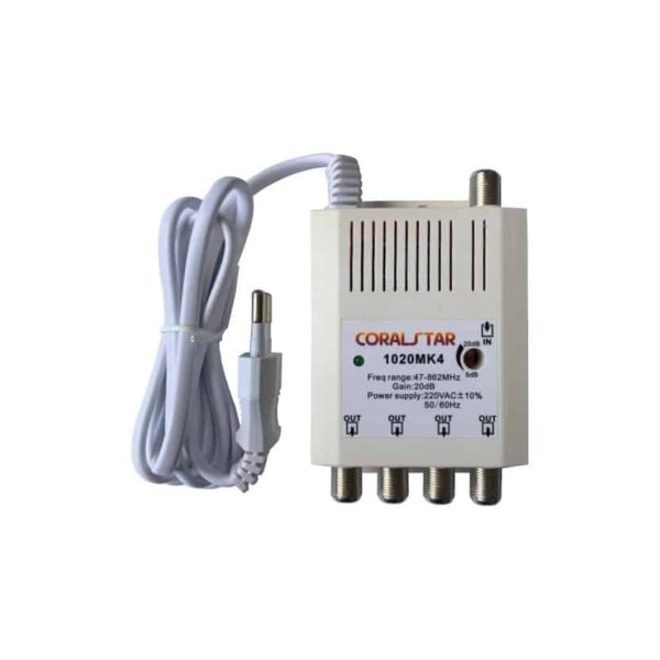 Amplificateur de Signal CORALSTAR 1020MK4 4 Sorties