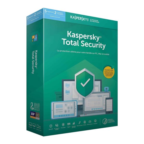 Antivirus Kaspersky Total Security 5 Utilisateurs