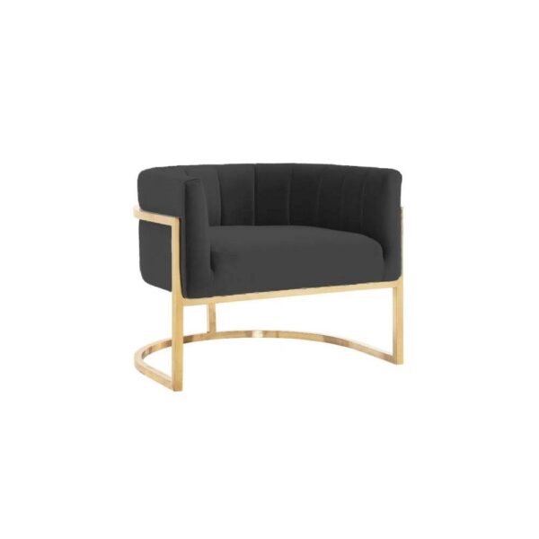 AurUmvelvet Accent Chair chic and contemporain