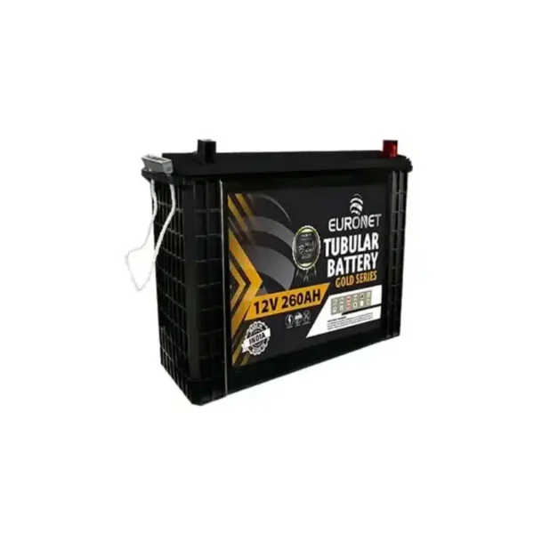 Batterie Solaire Tubulaire EURONET gold series 260Ah