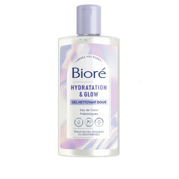 BIORÉ GEL NETTOYANT DOUX HYDRATATION ET GLOW 200ML
