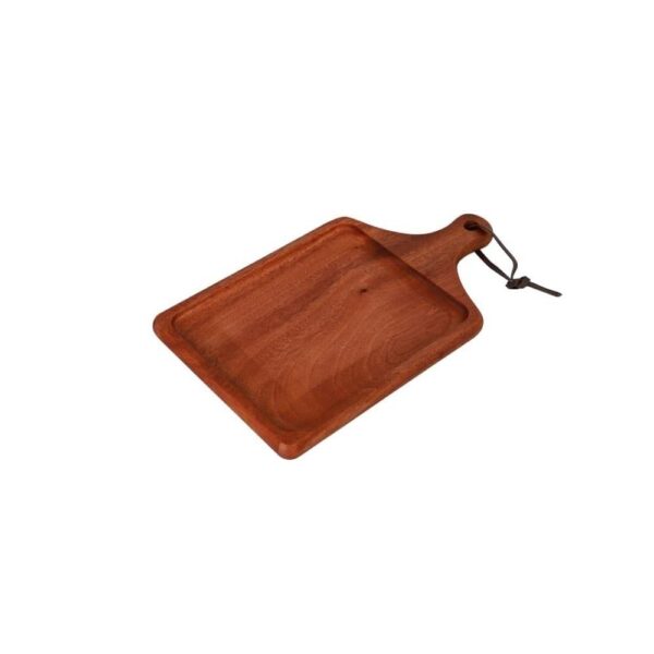 Board de pizza profonde rectangulaire en bois avec poignée 318cm