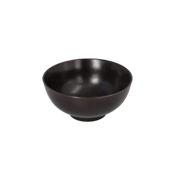 Bol de soupe à pierre ronde noire 16cm