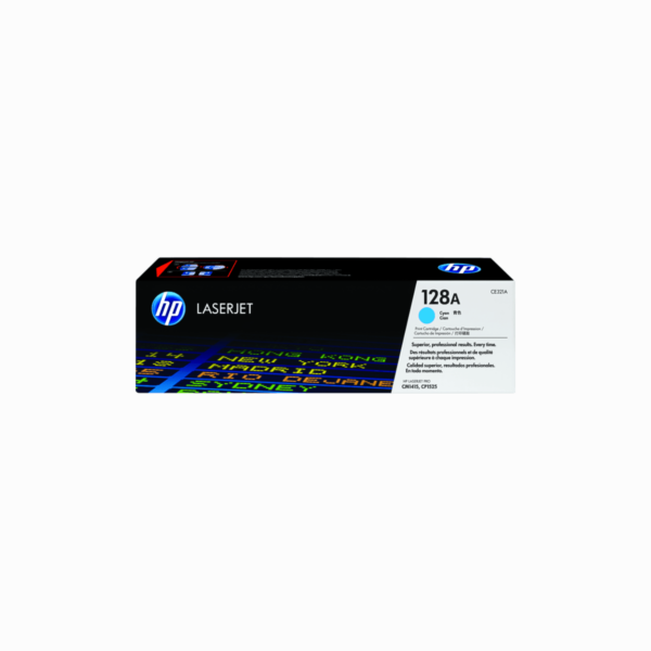 Cartouche HP 128A toner Bleu, Jaune, Rose LaserJet authentique N.O