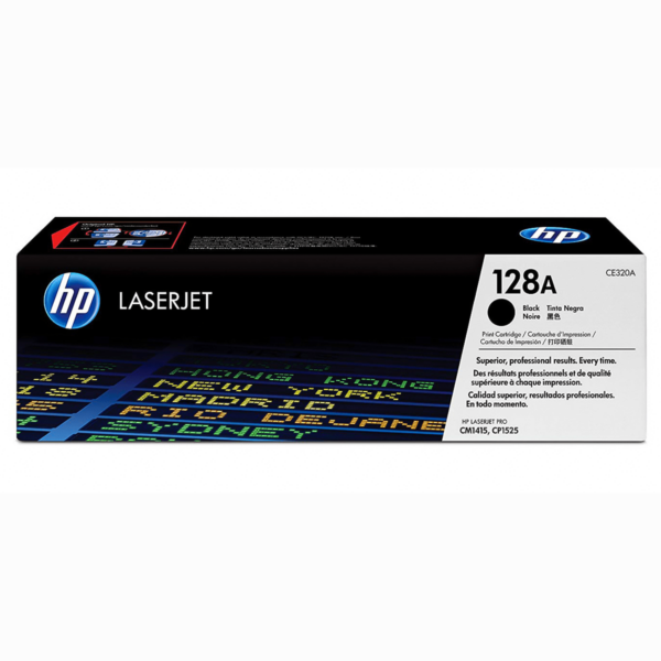 Cartouche HP 128A toner LaserJet Noir authentique