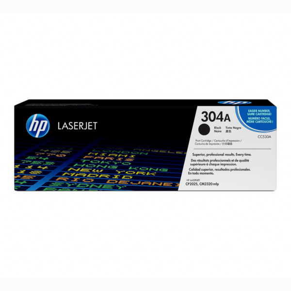 Cartouche HP(CC530A) 304A toner LaserJet Noir N.O