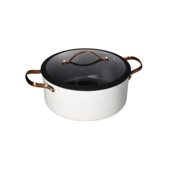 Casserole de casserole sans bâton 45L avec couvercle