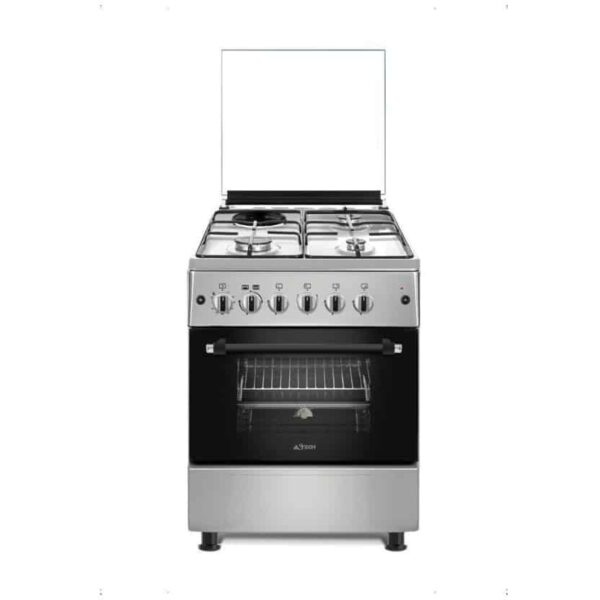 Cuisinière ASTECH 4 Feux 60X60 3 Feux a Gaz 1 Feu Electrique