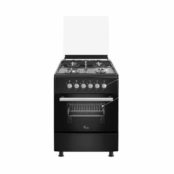 Cuisiniere CAC 4 Feux 60X60 Noir CAC60G