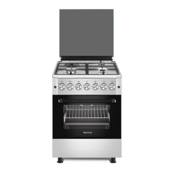 Cuisinière Elactron 4 Feux 60x60 Mixte Gaz Et Electrique EL60311