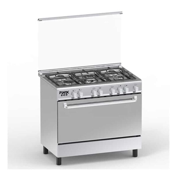 Cuisiniere FINIX 5 Feux 90X60 Inox G95NDM 62V12T2G1X