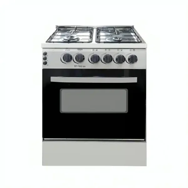 Cuisinière Fresh 4 Feux 55X55 à Gaz Gris FGC551AF