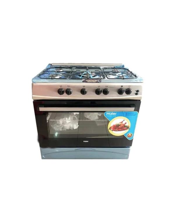 CUISINIERE HAIER 5 FEUX 90X60 HCR 605 DEGS INOX