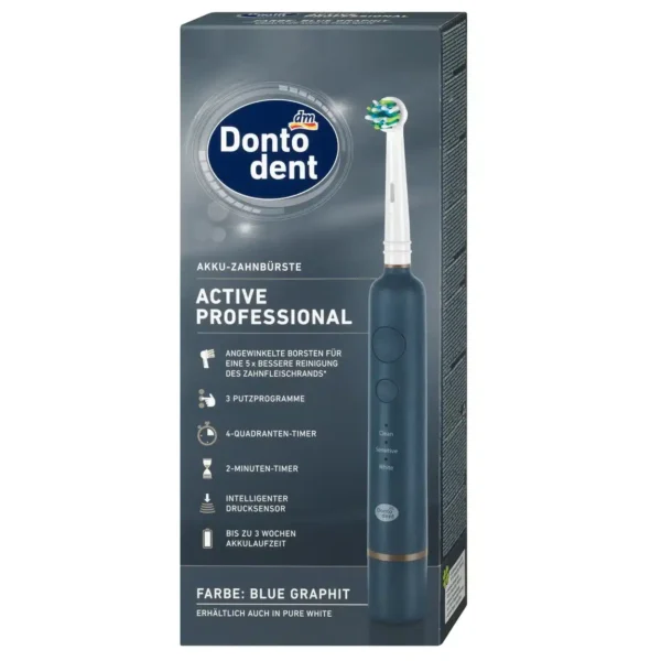 DONTODENT ACTIVE PROFESSIONAL PURE BROSSE À DENTS ÉLECTRIQUE 1 PIÈCE