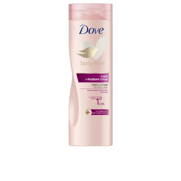 DOVE LAIT CORPOREL RADIANT GLOW TOUS TYPES DE PEAU 400ML