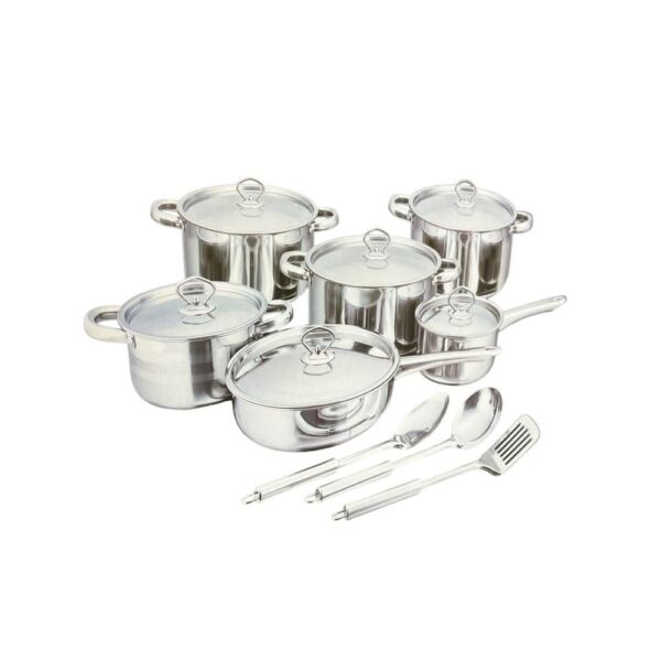 Ensemble de cuisine en acier inoxydable 15pcs