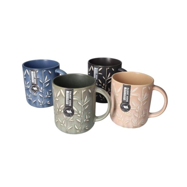 Ensemble de tasse à thé en céramique 4pcs 125cm