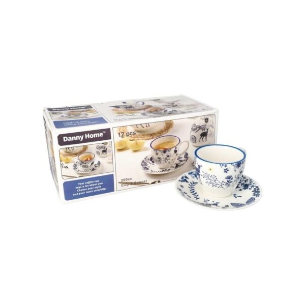 Ensemble de tasses et de soucoupes 12pcs