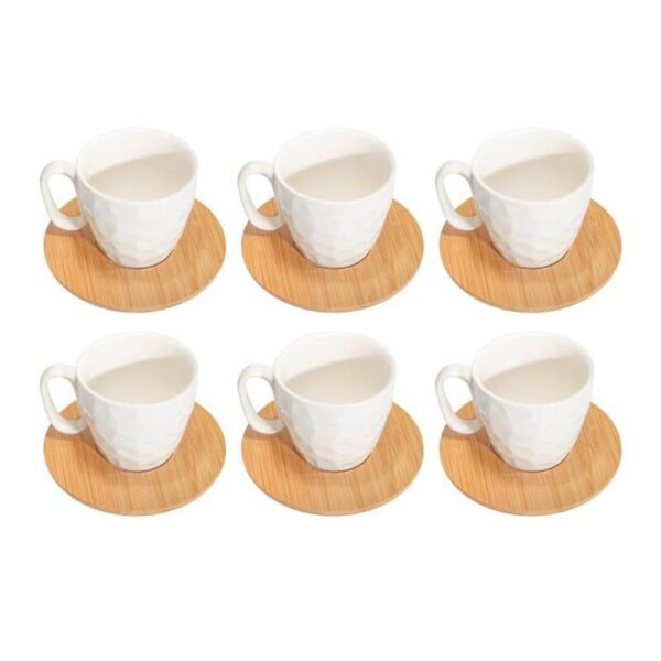 Ensemble Tasse en Porcelaine 6 Pieces