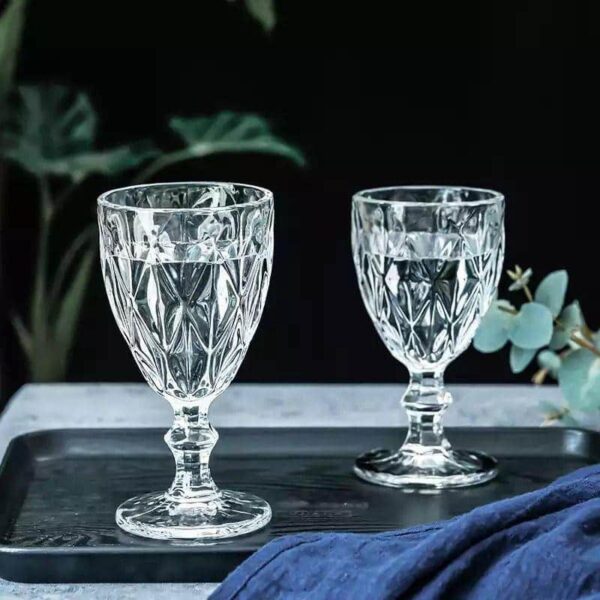 Ensemble Verre en Forme de Coupe 6 Pieces