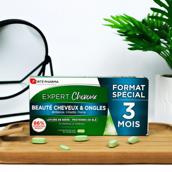 FORTÉ PHARMA EXPERT CHEVEUX TRIPLE ACTION, 3X28 COMPRIMÉS, FORMAT 3 MOIS, DONT 50 % OFFERT