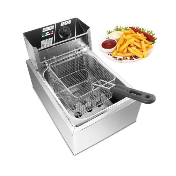 Friteuse Electrique 6 Litres Automatique Acier Inoxydable