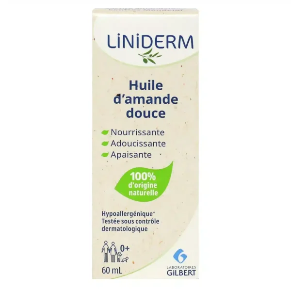 GILBERT HUILE D'AMANDE DOUCE SOIN NOURRISSANT ET ADOUCISSANT 60 ML