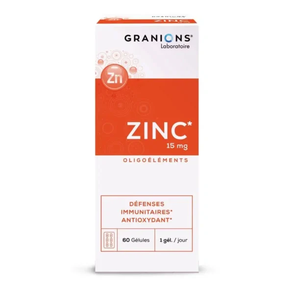 GRANIONS ZINC 15 MG 60 GÉLULES