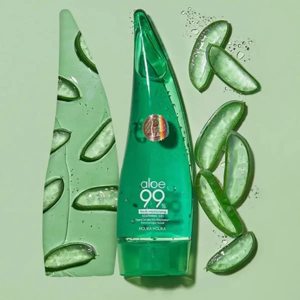 HOLIKA HOLIKA ALOE 99% GEL HYDRATATION INTENSE ET FRAÎCHEUR À L'ALOE VERA 250 ML