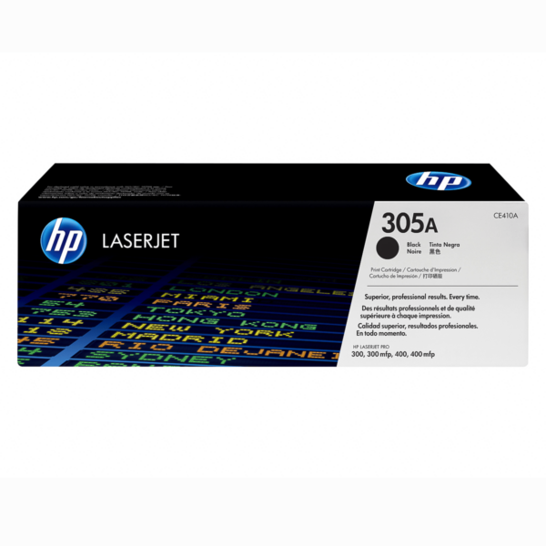 HP 305A (CE410A) Cartouche de toner HP LaserJet Noir d’origine