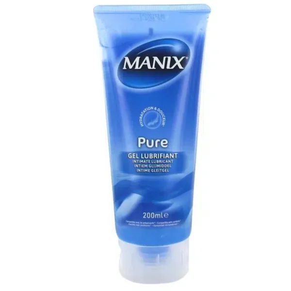 MANIX PURE GEL LUBRIFIANT INTIME À BASE D'EAU 200 ML