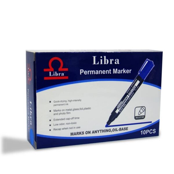 Marqueur Permanent Libra Paquet De 10 Pieces