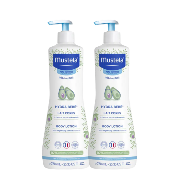 MUSTELA HYDRA BÉBÉ LAIT CORPS 2X750 ML