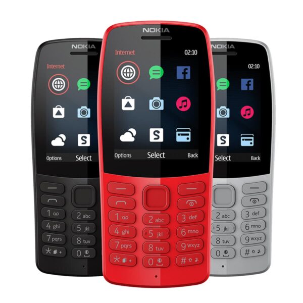 Nokia 210 - DUAL SIM - Mémoire 16 Mo – 2.4" - Radio