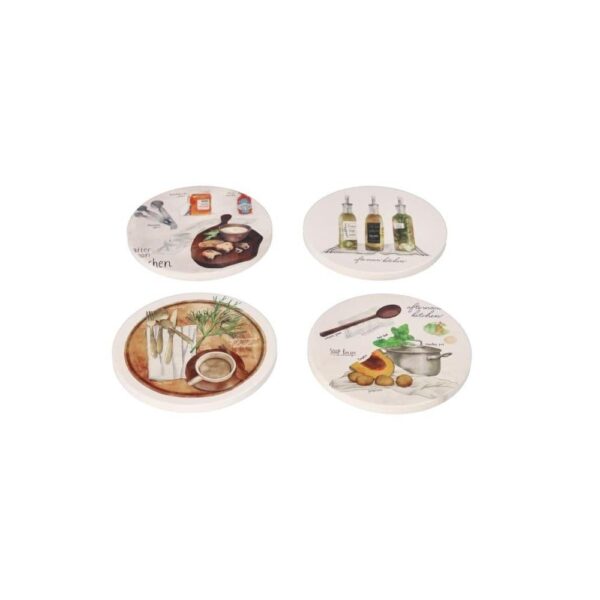 Outils de cuisine absorbants en porcelaine Coucteurs imprimés 101cm 4pcs