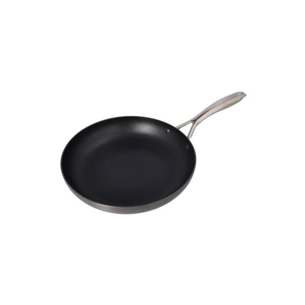 Pan de frères en aluminium noir avec poignée en acier inoxydable 28 cm