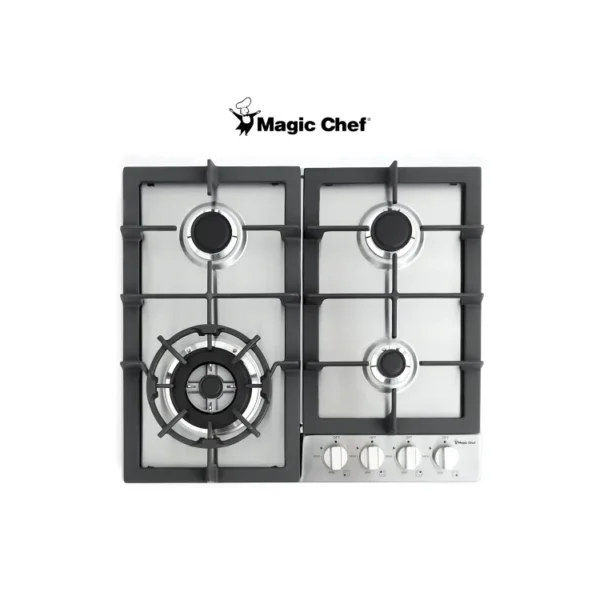 Plaque magic chef encastrable 4 feux 60X60 a gaz inox MCSCTG24S