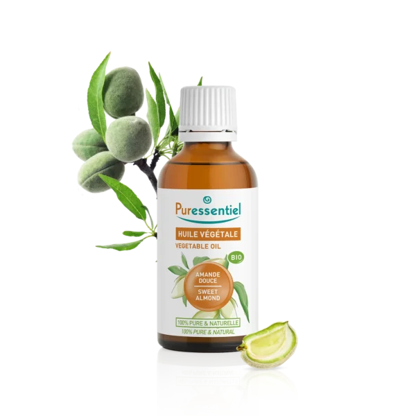 PURESSENTIEL HUILE VÉGÉTALE BIO AMANDE DOUCE 50 ML