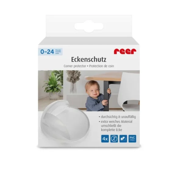 REER PROTÈGE-COINS TPE TRANSPARENT 4 PIÈCES