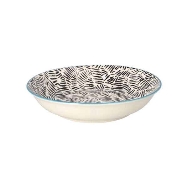 Round Bohemian Oatmeal Deep Plate 8