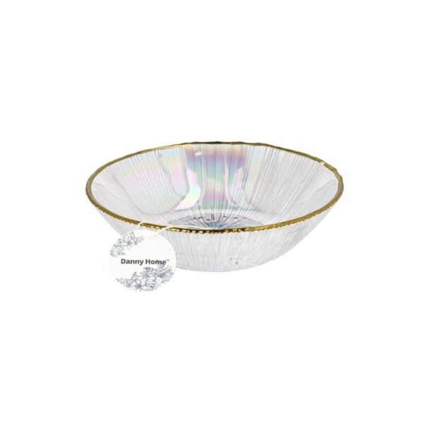 Salad Bowl Golden Rim 25cm