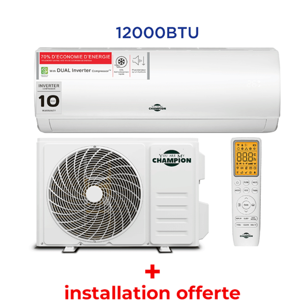 Split CHAMPION Inverter 12000 BTU