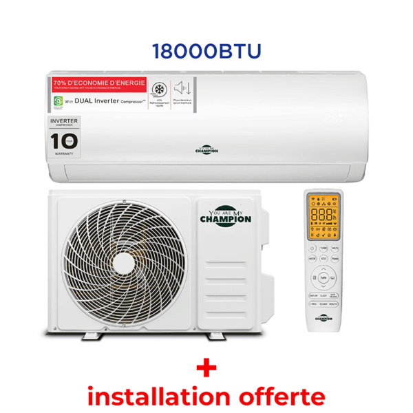 Split CHAMPION Inverter 18000 BTU