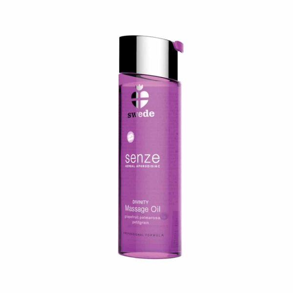 SWEDE HUILE DE MASSAGE SENZE DIVINITY PAMPLEMOUSSE PALMAROSA ET PETITGRAIN 150 ML