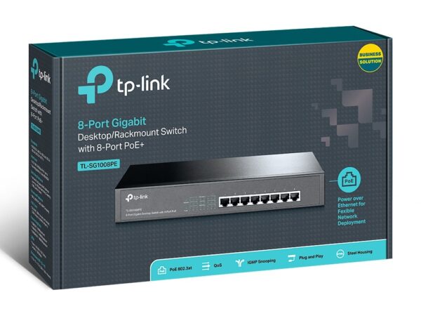 Switch TP-Link TL-SG1008PE 8 PORT GIGABIT