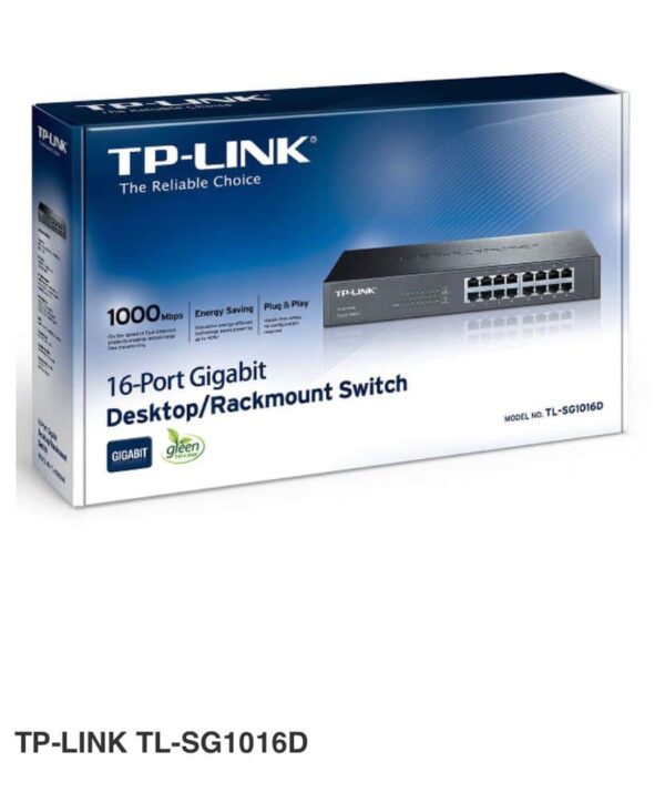 Switch TP-Link TL-SG1016D 16 Ports 10/100/1000BASE-T