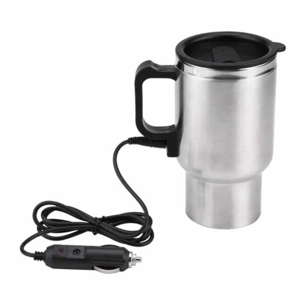 Tasse Chauffante Electrique en Acier Inoxydable pour Voiture