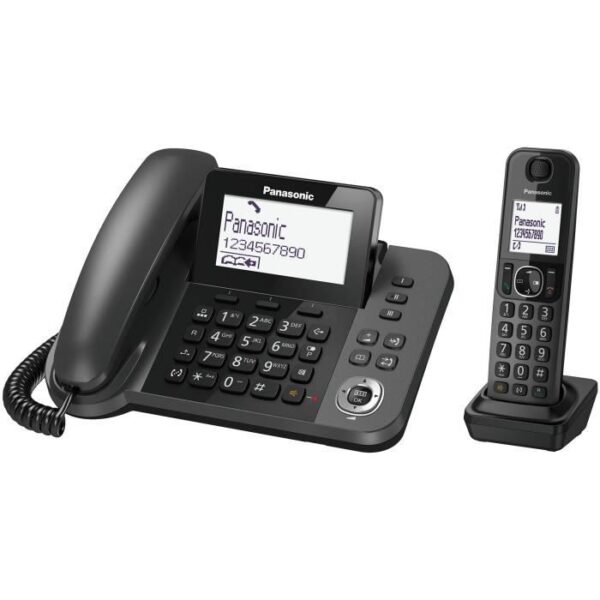 Téléphone Numérique filaire et Sans fil Panasonic KX-TGF310