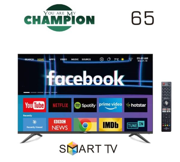 Televiseur CHAMPION 65″ Smart Android